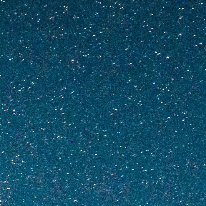 After — trail removed, stars kept